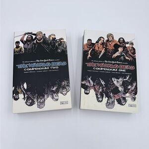 The Walking Dead Compendium 1 (7th Printing) & 2 (1st Printing) Graphic Novels